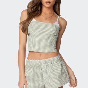 Lenorah Layered Gingham Top