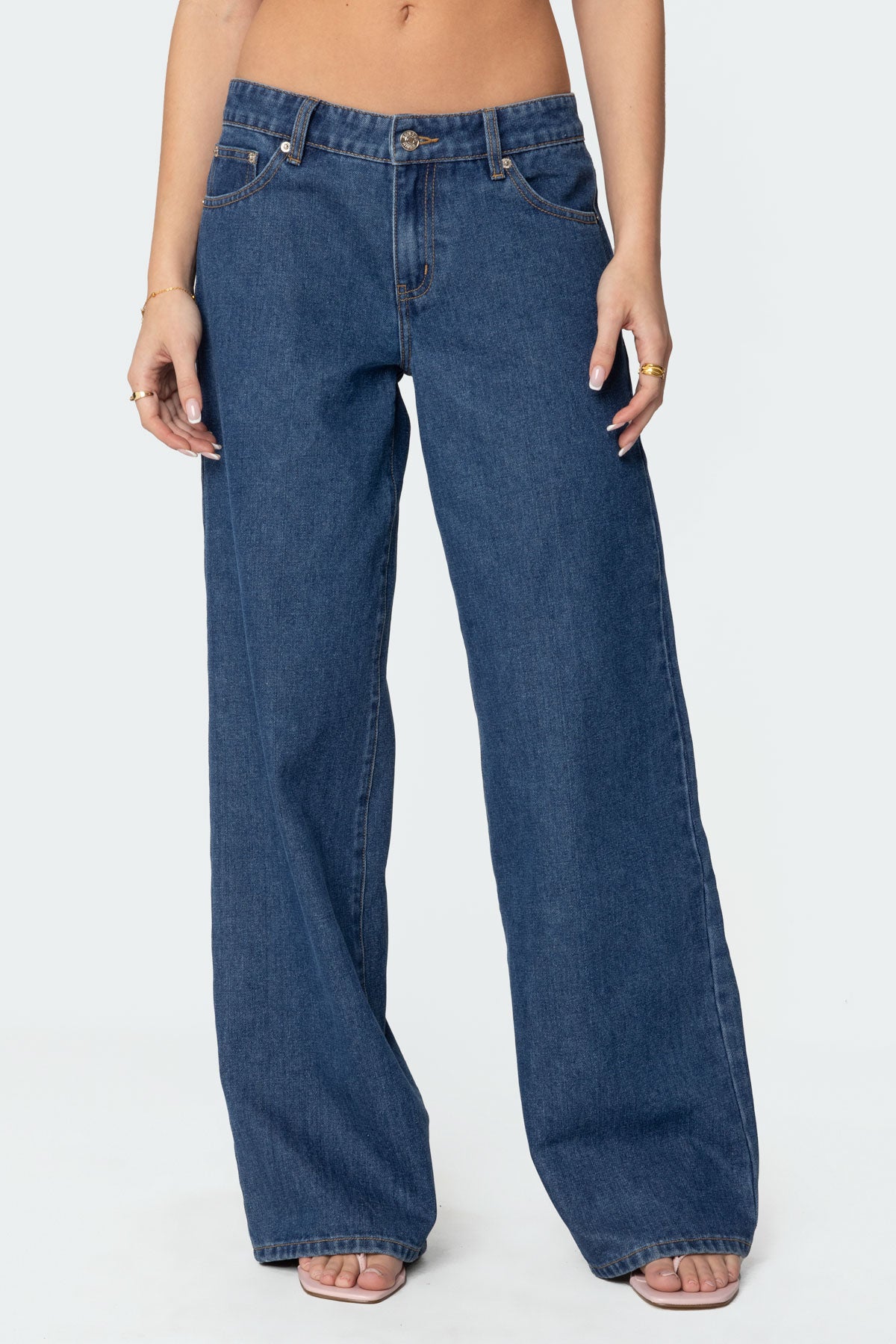 Lacey Pocket Low Rise Jeans - Image 5