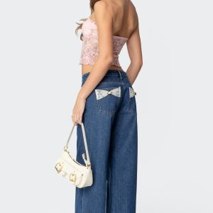 Lacey Pocket Low Rise Jeans