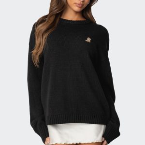 Puppy Love Embroidered Sweater