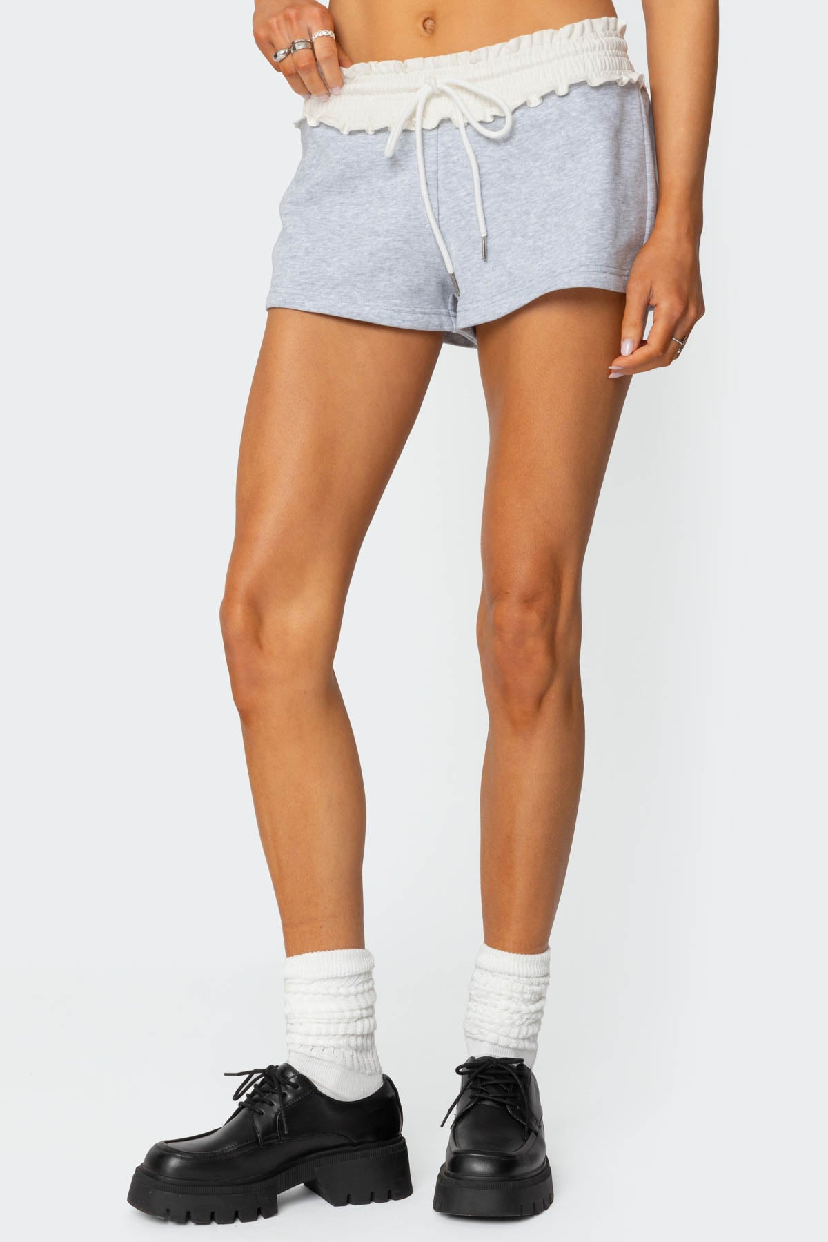 Isolde Scrunch Waist Sweat Shorts - Image 2