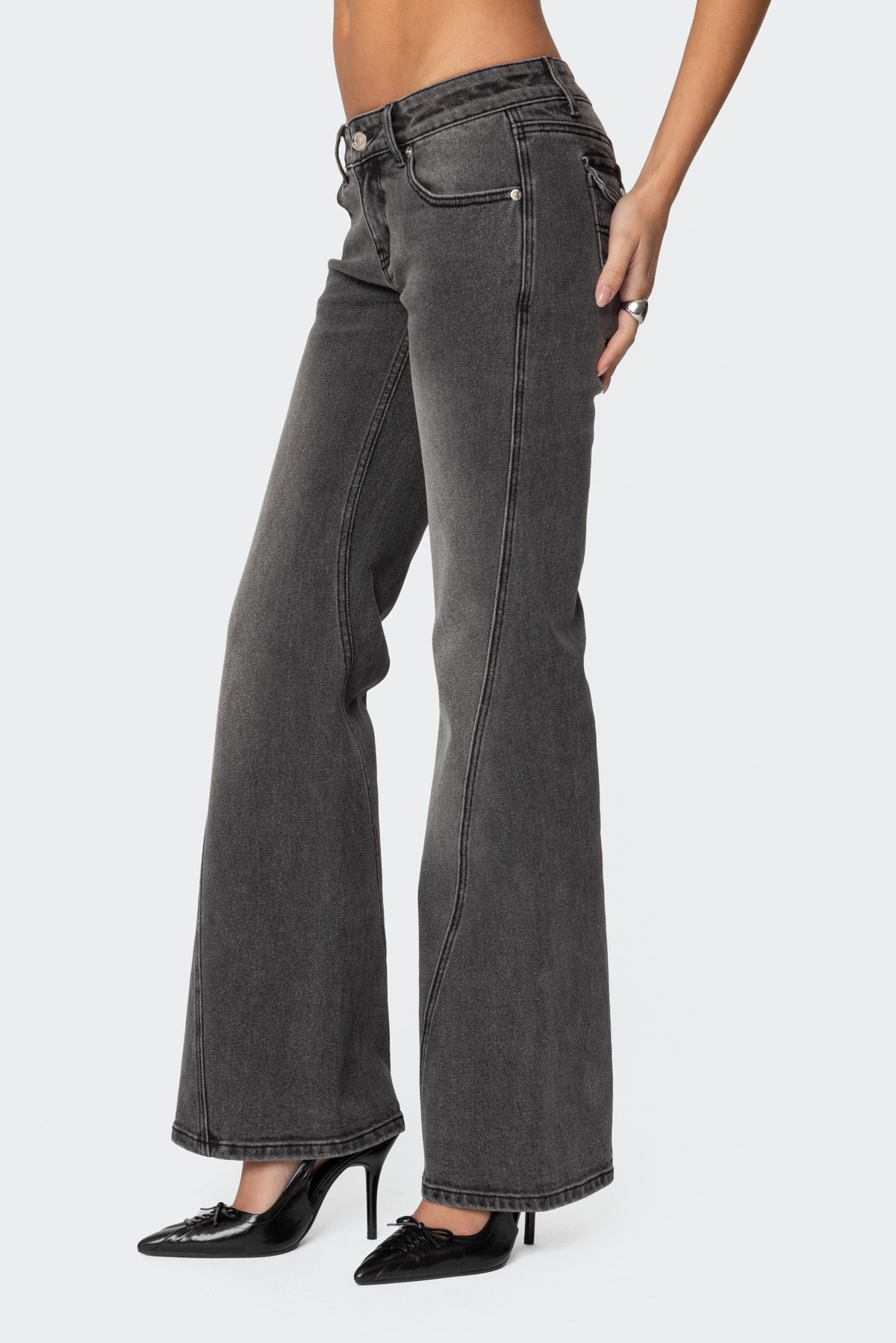 Colton Boot Cut Low Rise Jeans - Image 4