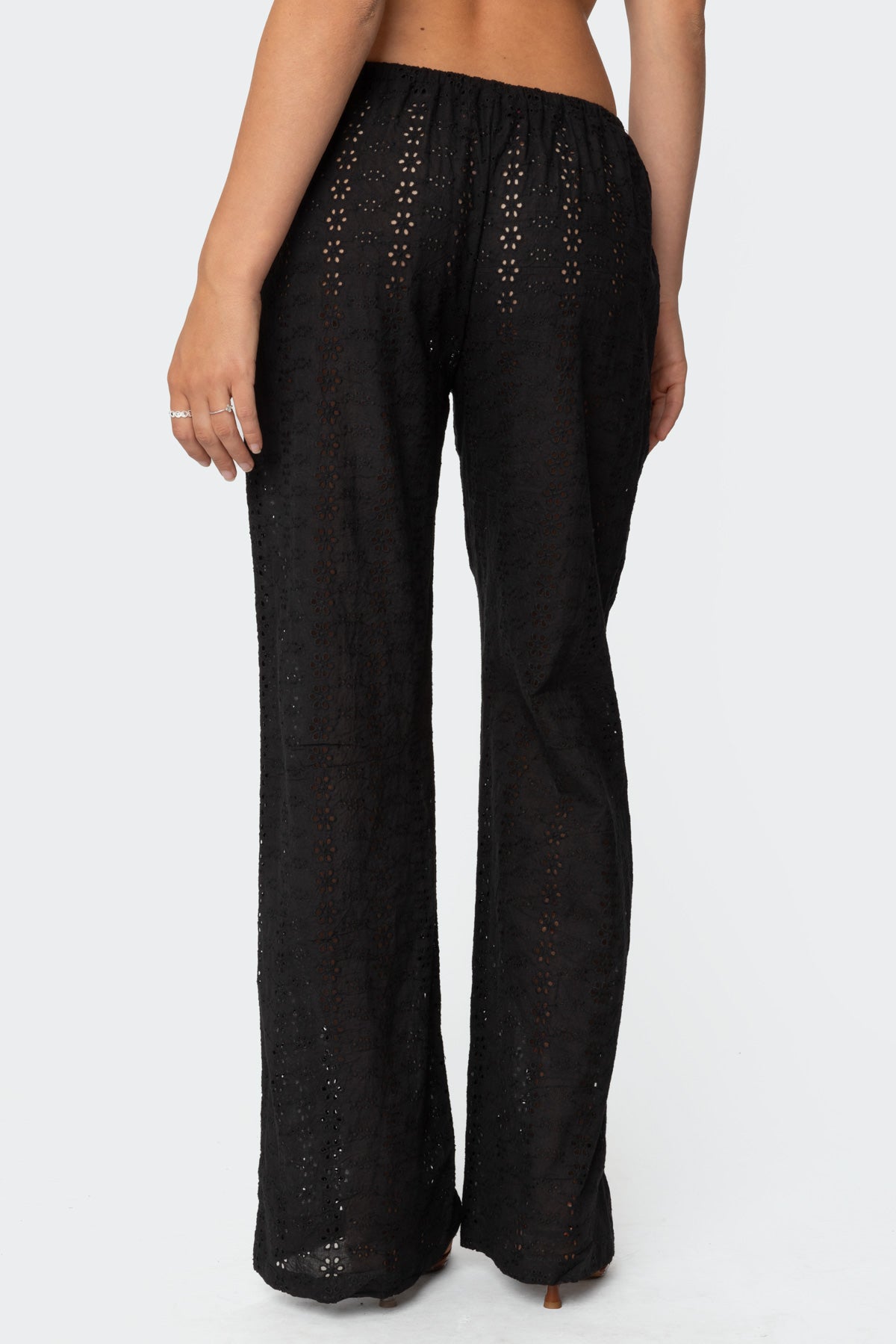 Lemon Lacey Cotton Pants - Image 4