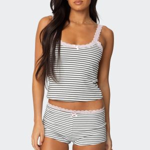 Sofi Striped Ribbed Tank Top