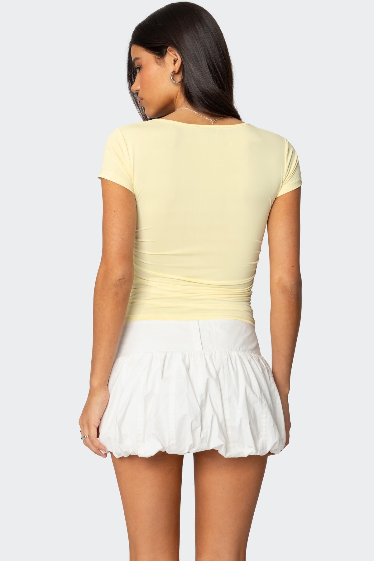 Burkley Keyhole Gathered Top - Image 5