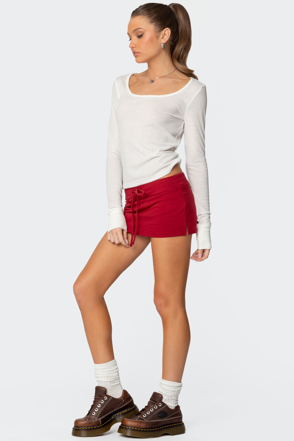 Bayside Slitted Micro Skort - Image 3