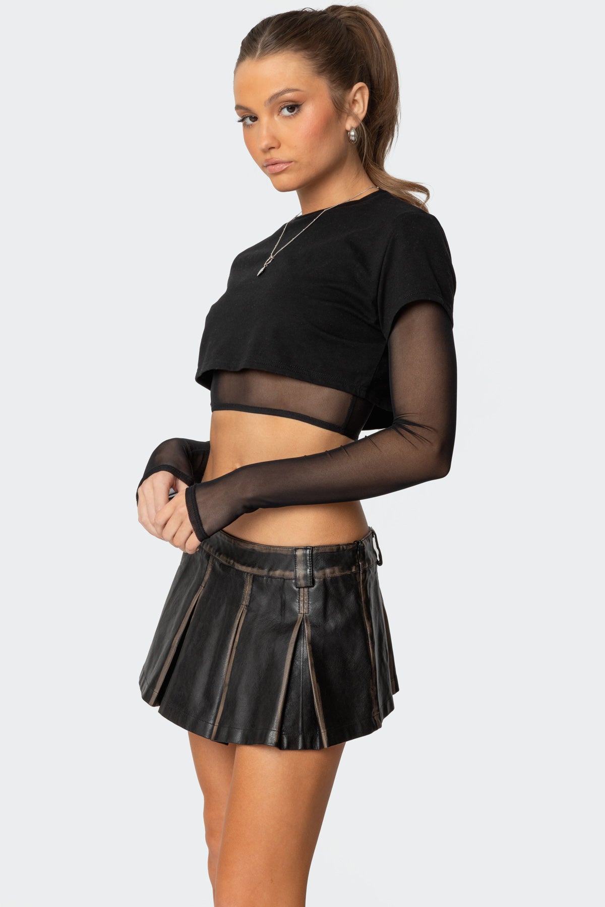 Rella Layered Long Sleeve T Shirt - Image 3