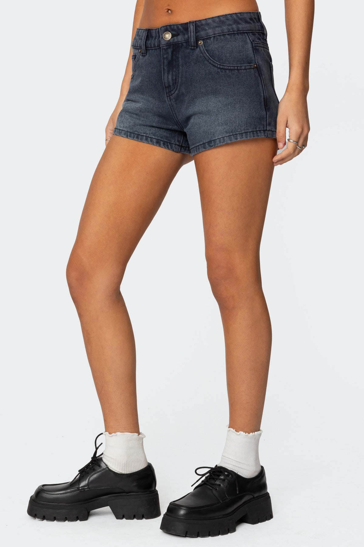 Siobhan Mid Rise Denim Shorts - Image 5