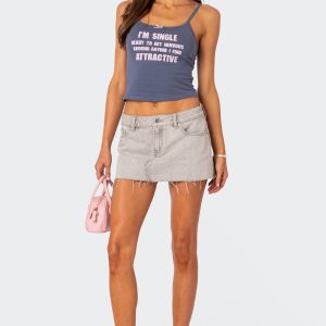 Micah Denim Mini Skirt