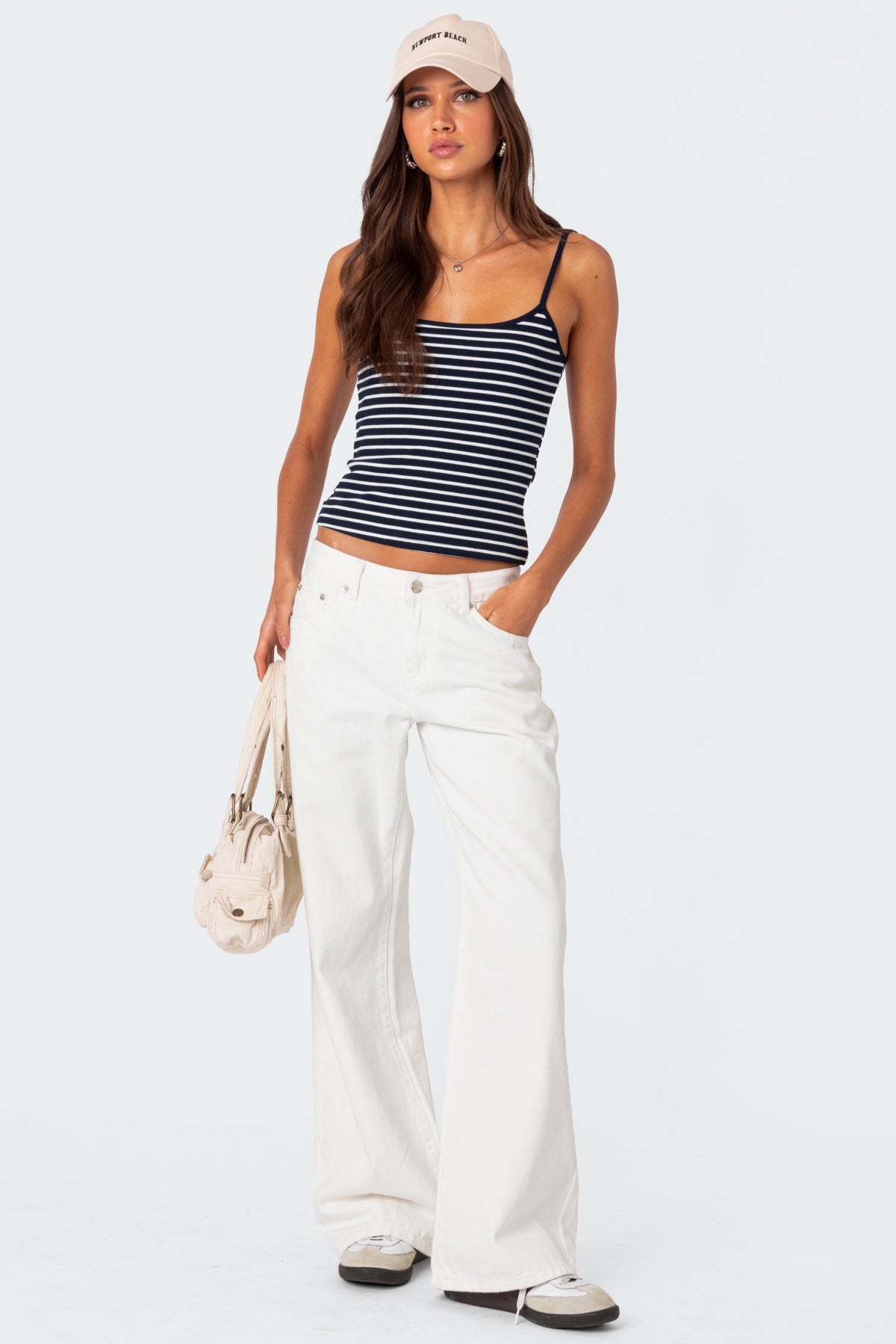 Gretta Striped Ribbed Tank Top - Image 2