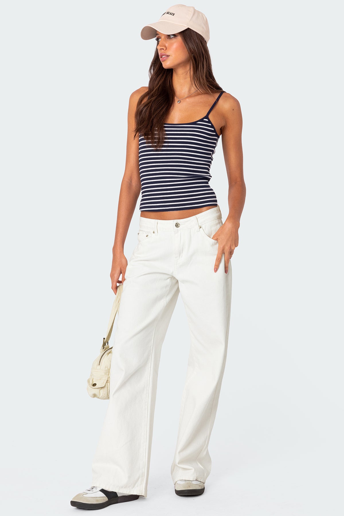 Gretta Striped Ribbed Tank Top - Image 4