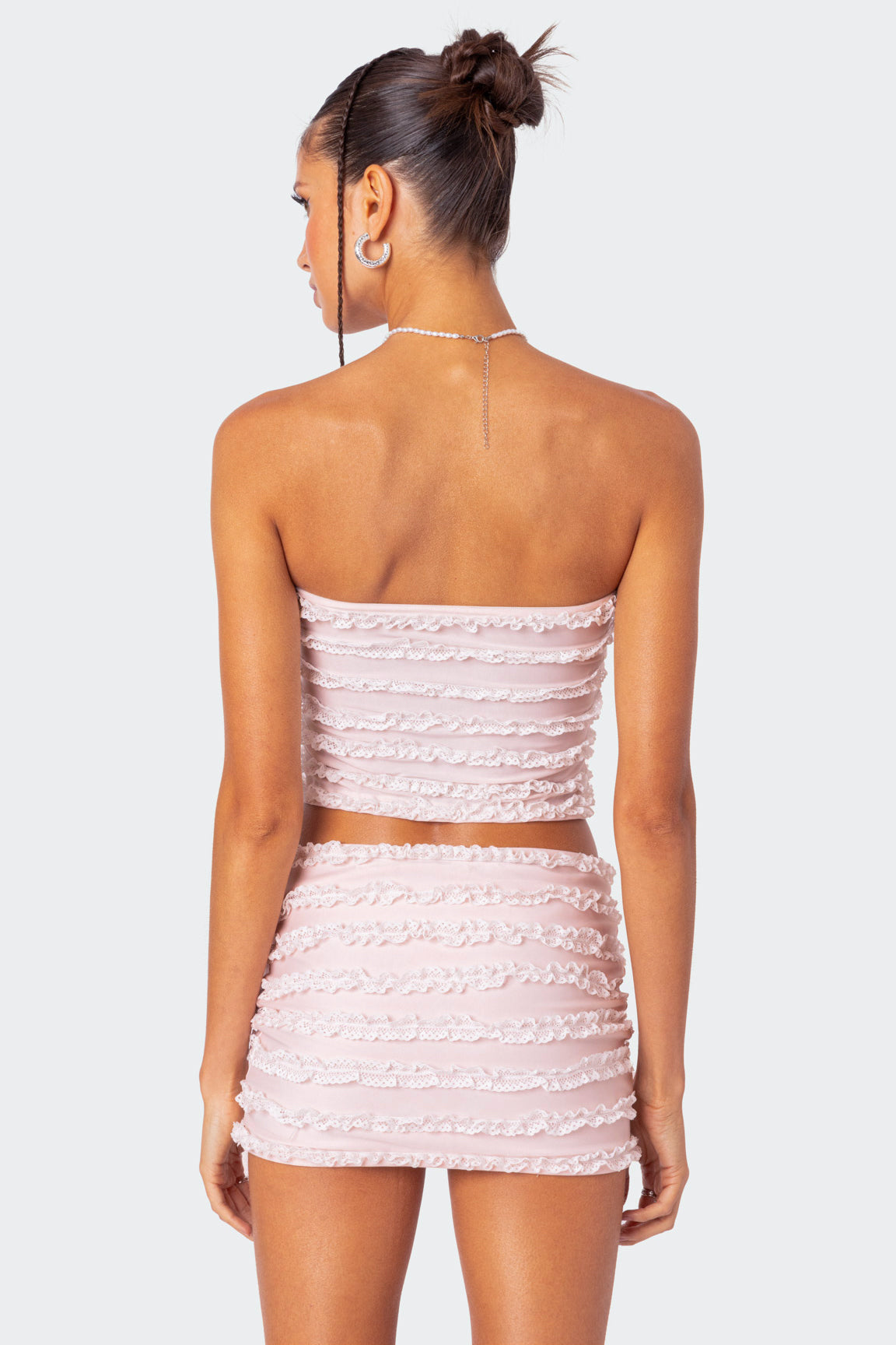 Izzy Ruffled Strapless Top - Image 4