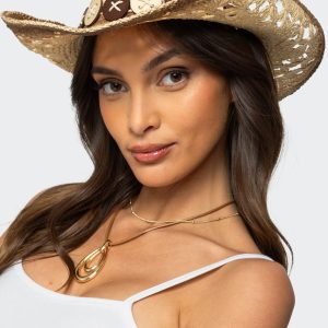 Howdy Straw Cowboy Hat