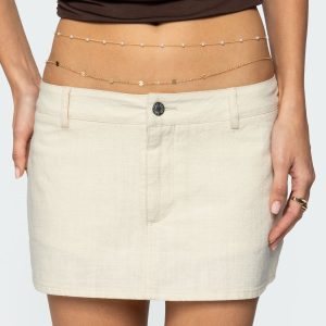 Pearly Double Belly Chain