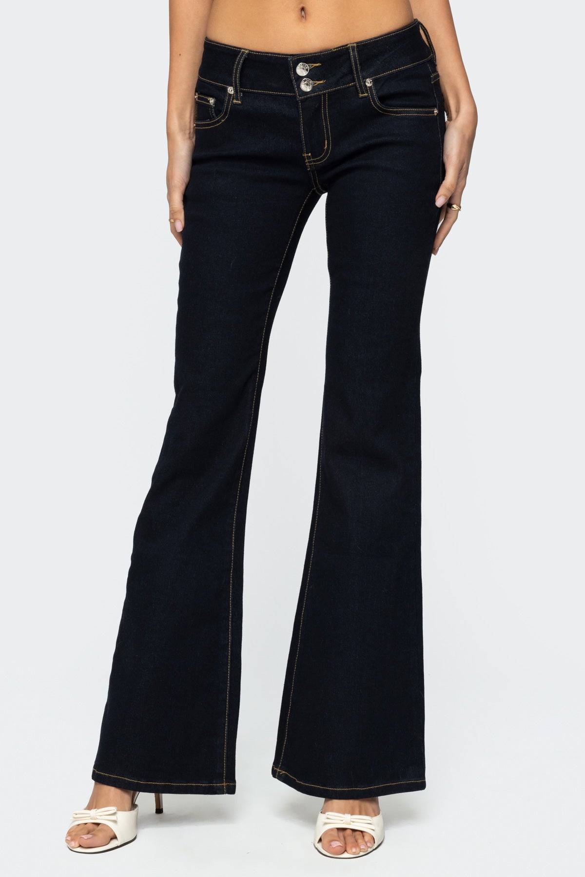 Tilda Low Rise Flared Jeans - Image 3