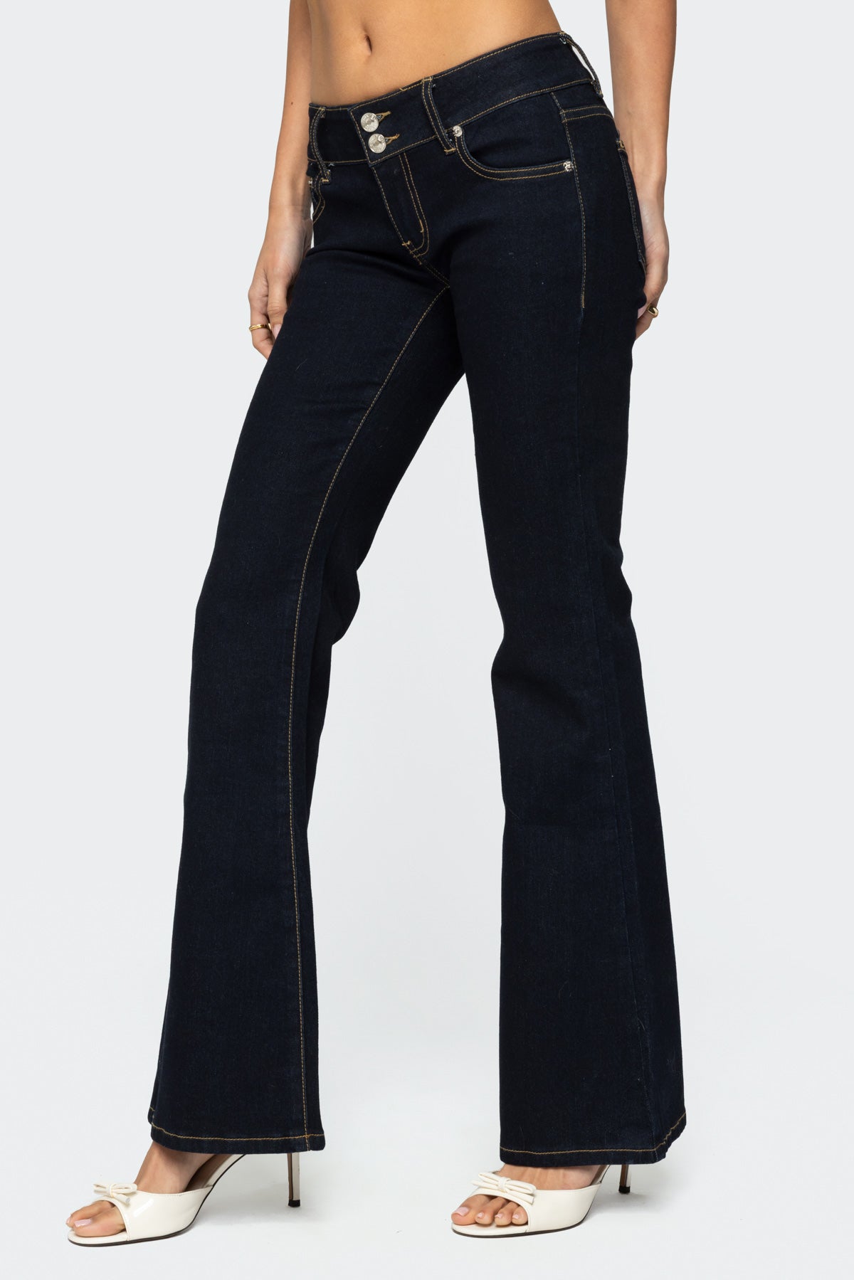 Tilda Low Rise Flared Jeans - Image 5