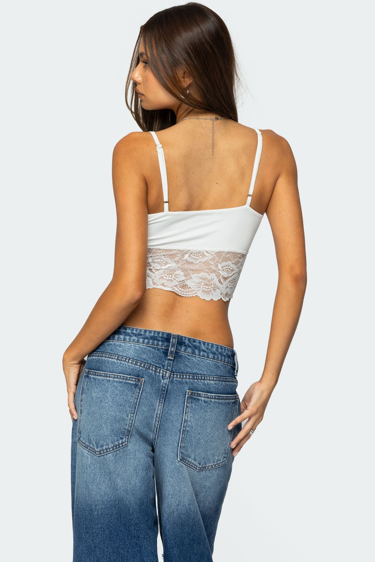 Mylah Lacey Asymmetric Tank Top - Image 5