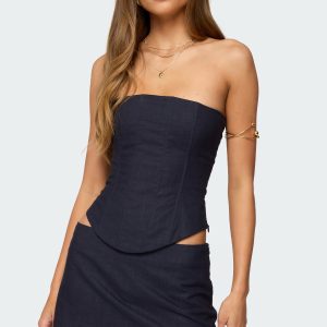 Rebel Linen Look Corset