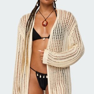 Darcee Oversized Crochet Cardigan