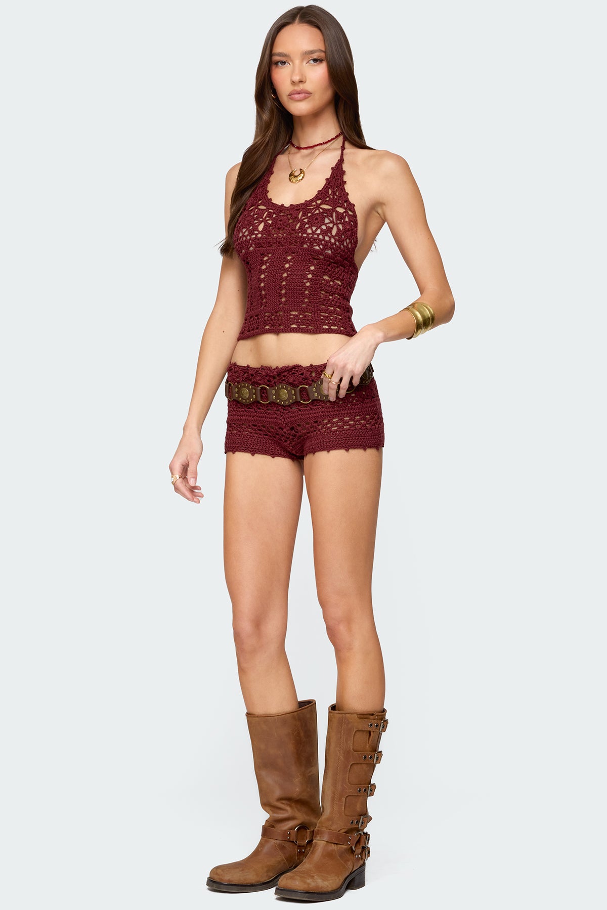 Kelani Crochet Shorts - Image 4