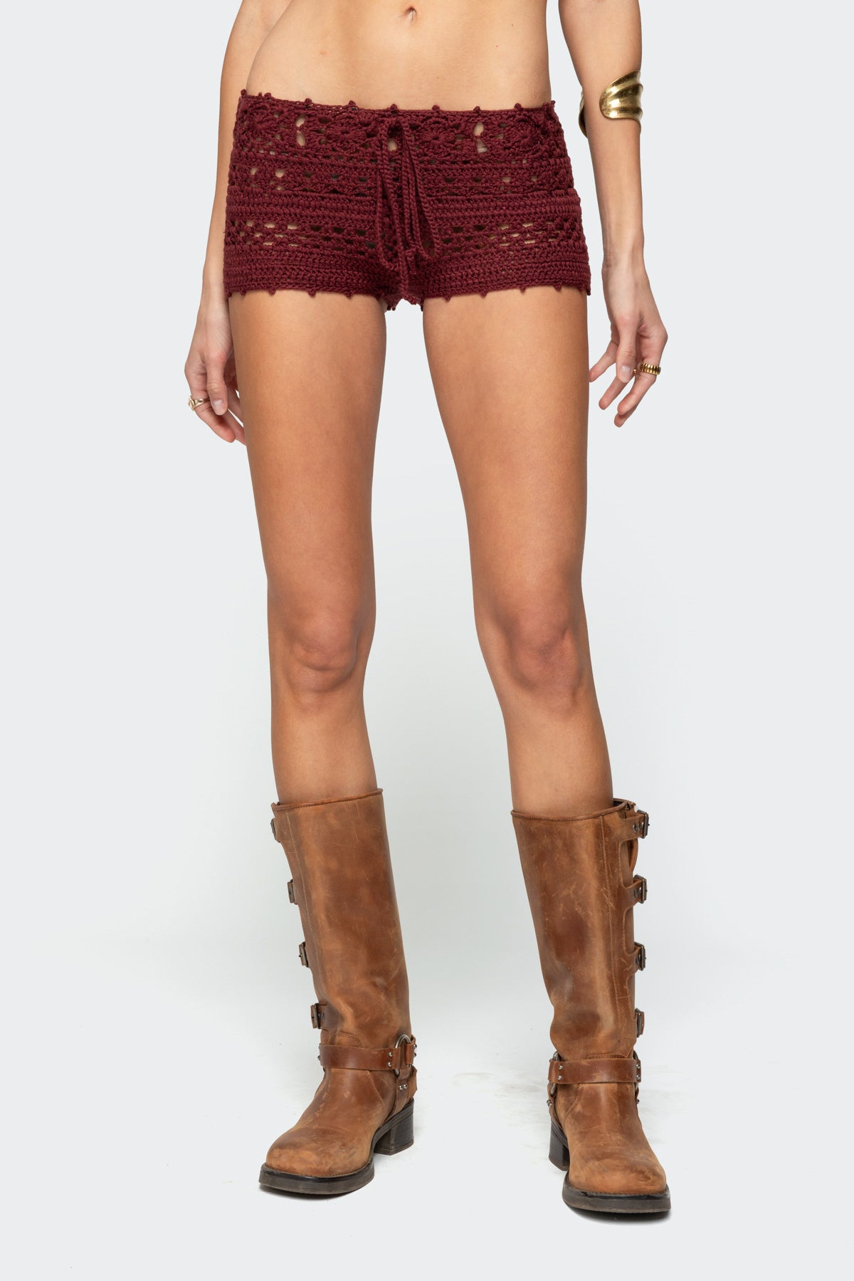 Kelani Crochet Shorts - Image 3
