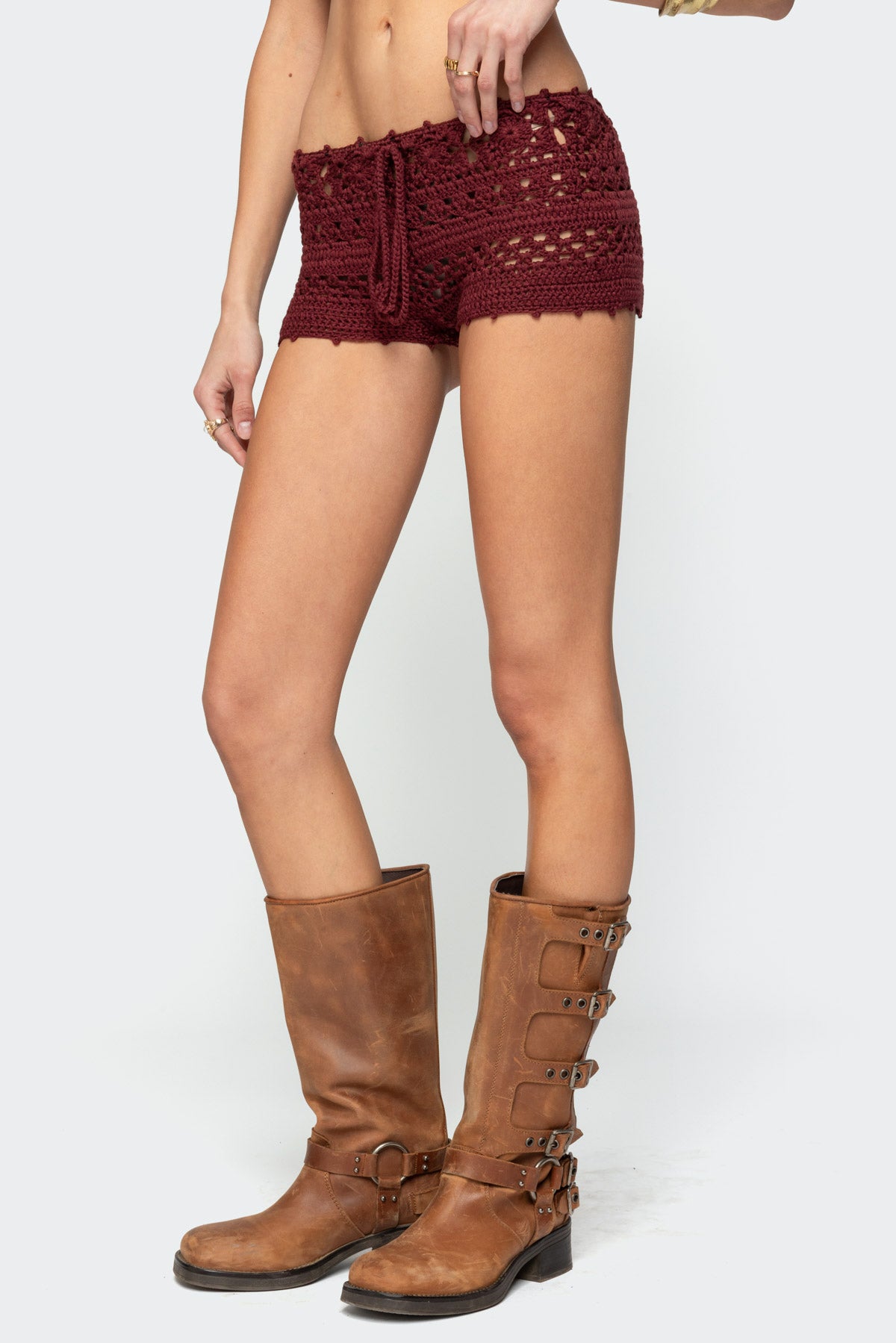 Kelani Crochet Shorts - Image 5