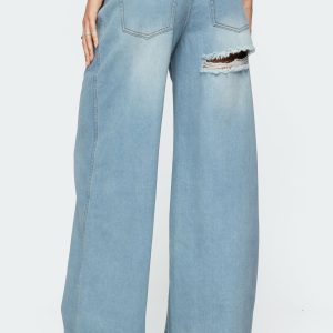 Ripley Distressed Low Rise Jeans