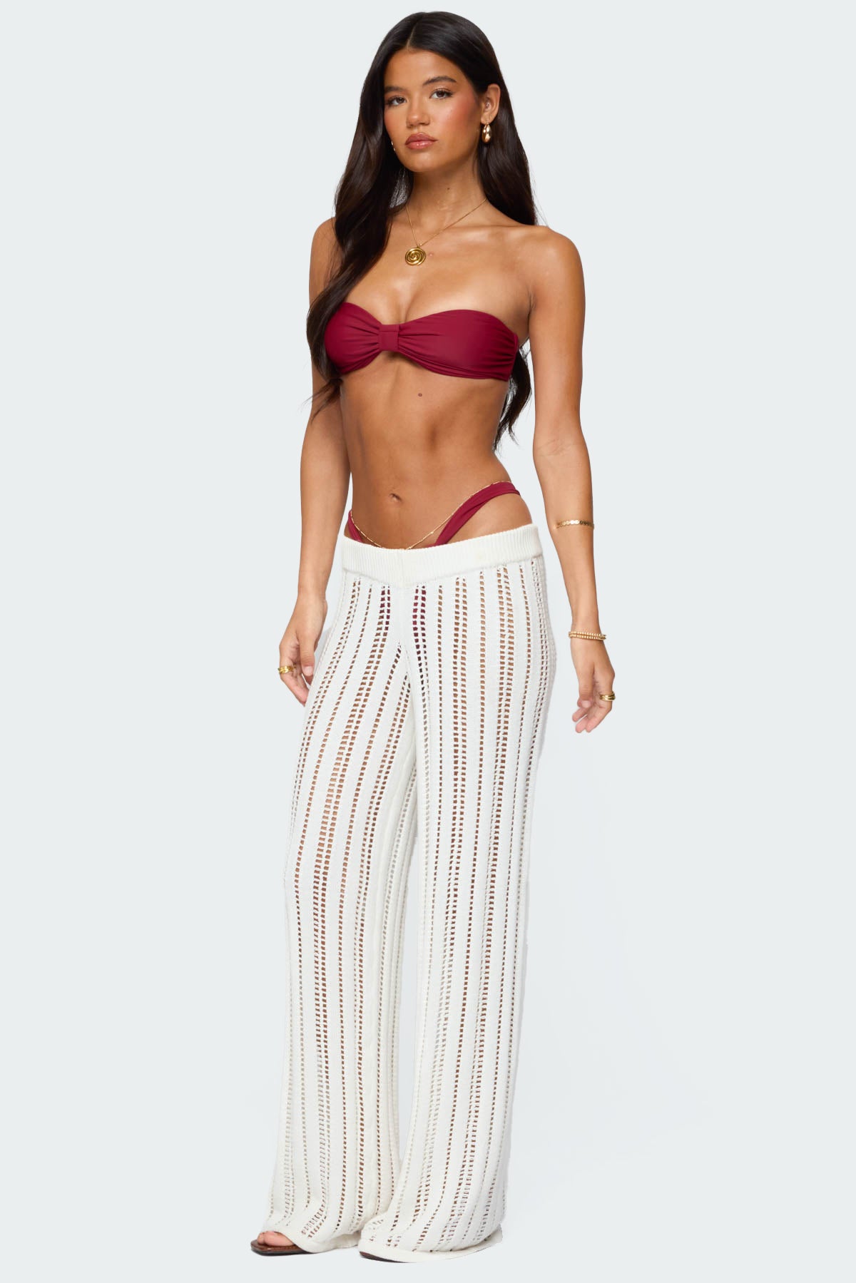 Echo Ladder Knit Pants - Image 3