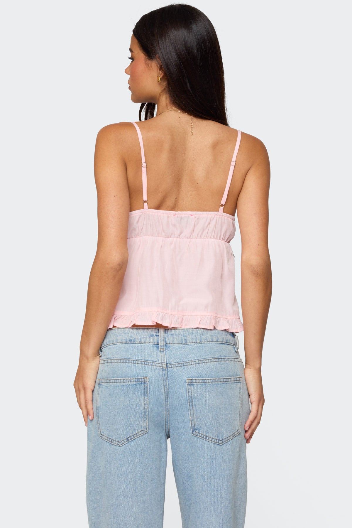 Halsey Ruffle Tank Top - Image 5