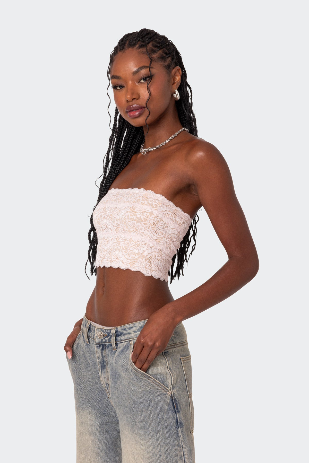 Nadine Lace Tube Top - Image 4