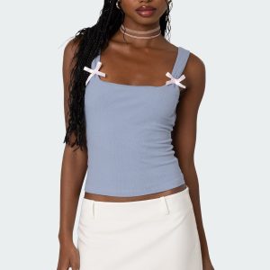 Lola Ribbed Tank Top