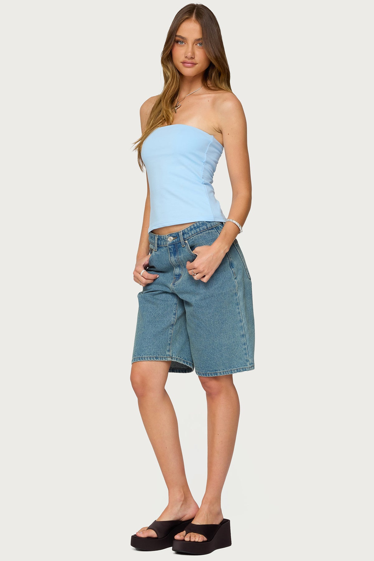 Built In Bra Tube Top - Image 4