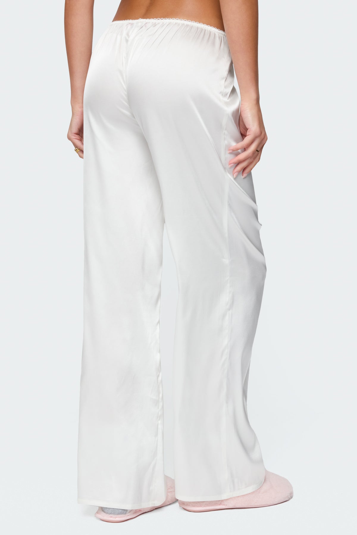 Izabella Satin Effect Pants - Image 5