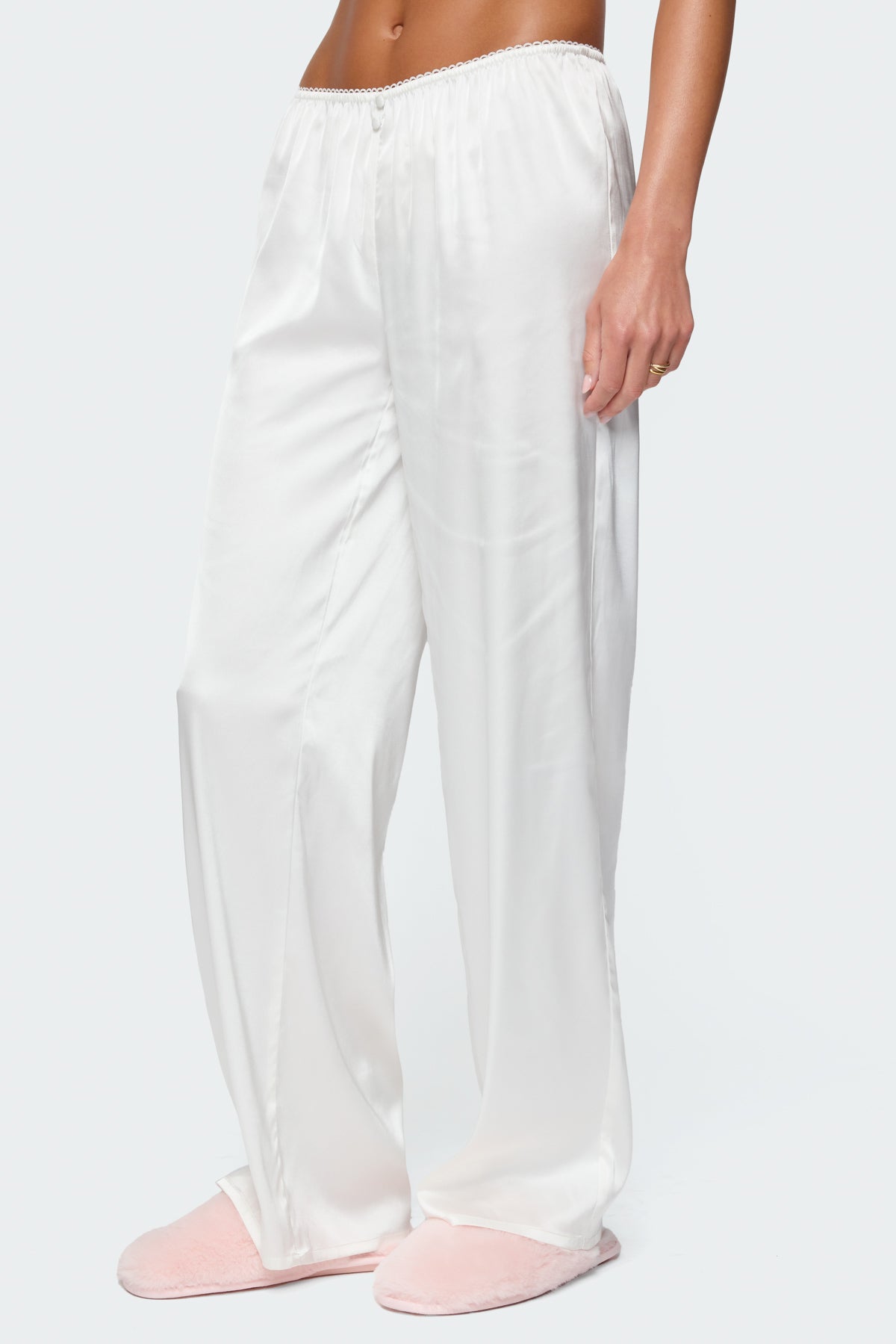 Izabella Satin Effect Pants - Image 4