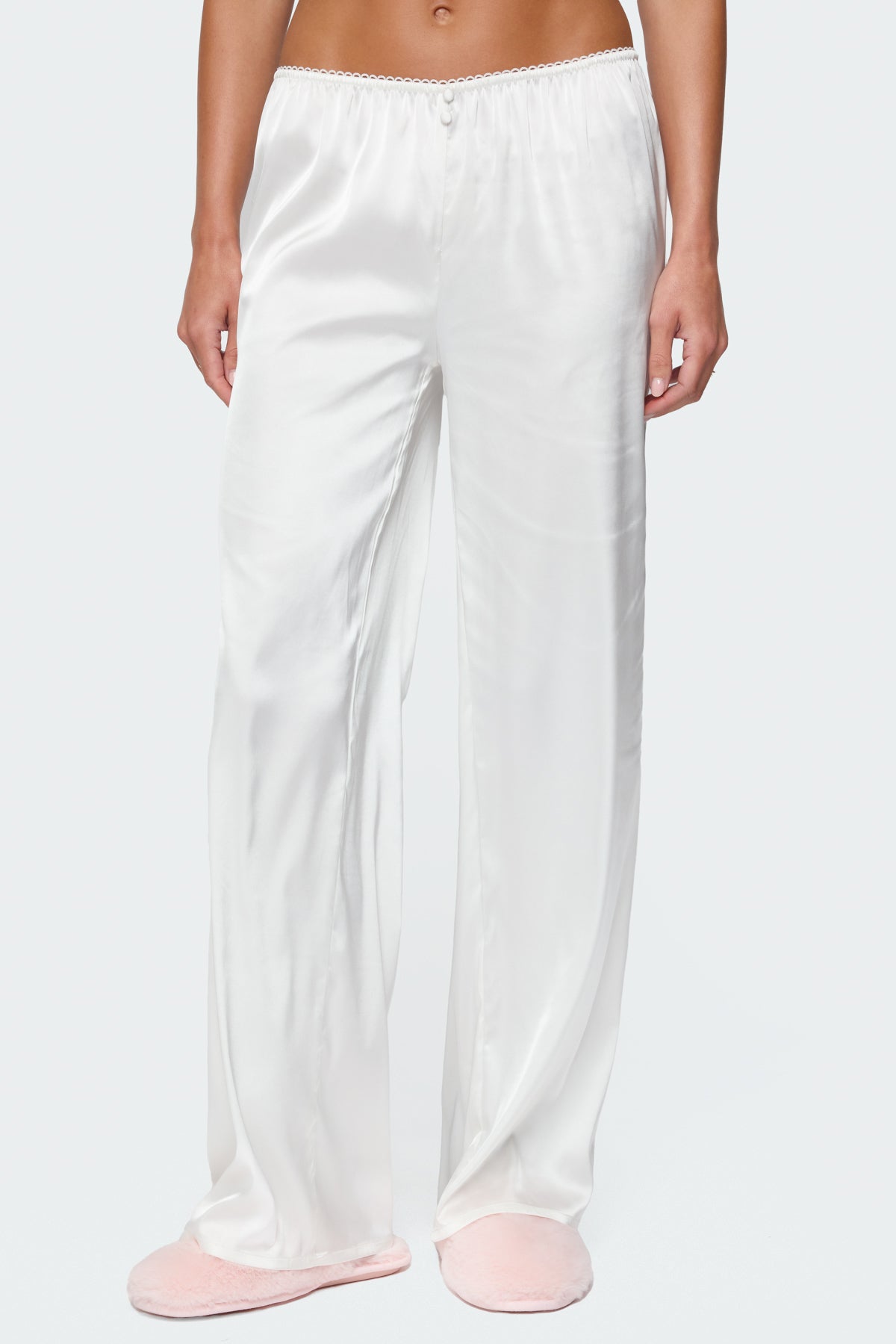 Izabella Satin Effect Pants - Image 2