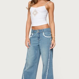 Alisha Lacey Low Rise Jeans
