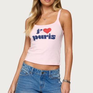 Love Paris Tank Top