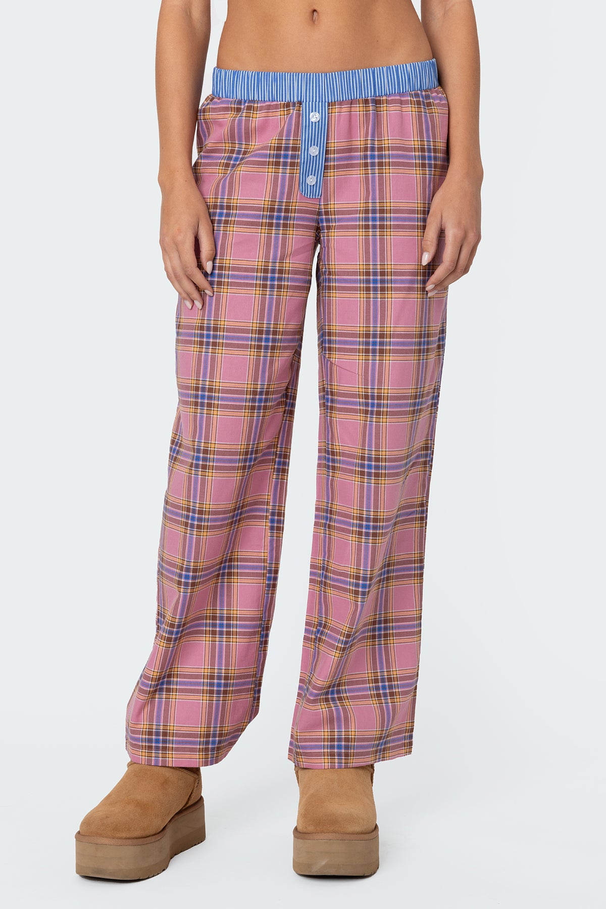 Plaid & Stripe Pants - Image 2
