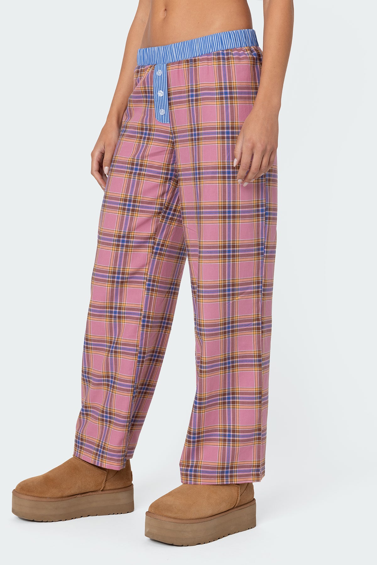 Plaid & Stripe Pants - Image 4