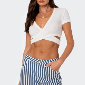 Dez Crisscross Waffle Top