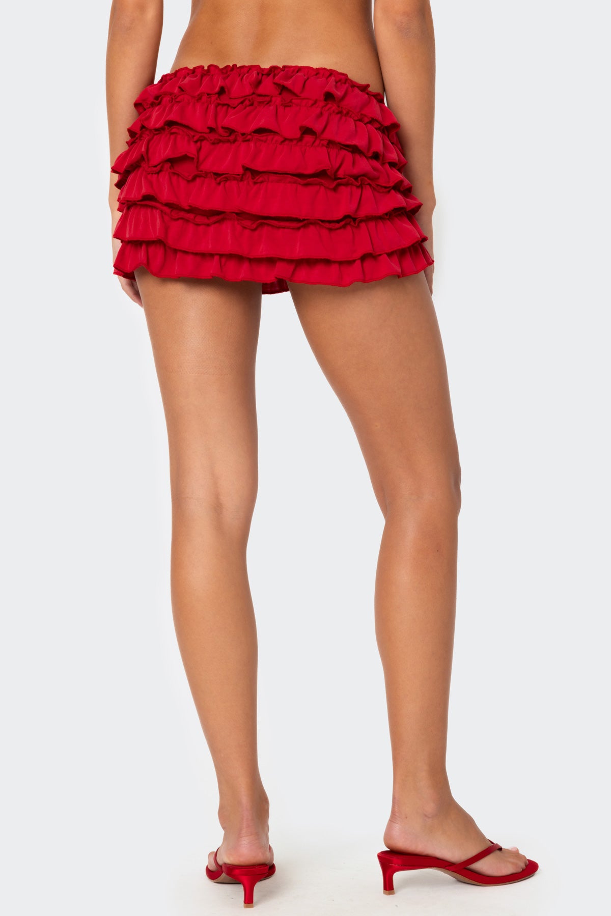 Constance Ruffled Mini Skirt - Image 5