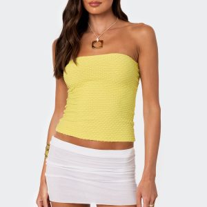 Albina Textured Tube Top