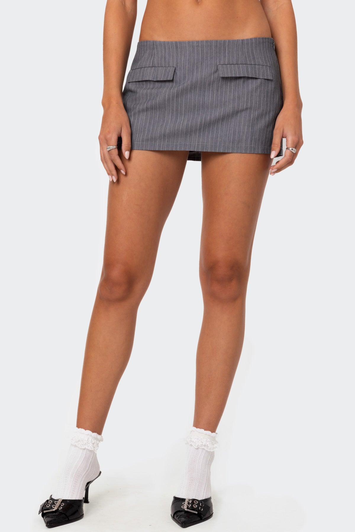 Magnolia Pinstripe Mini Skort - Image 2