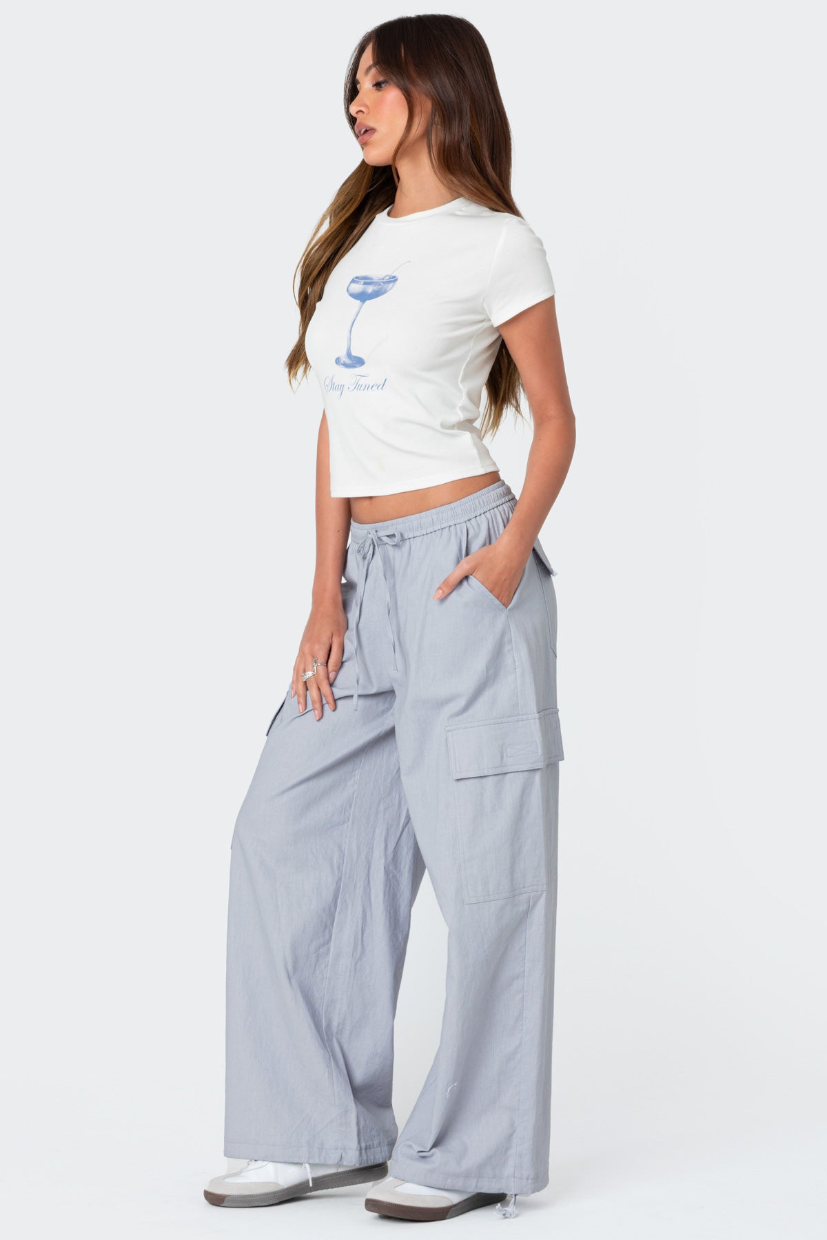 Phoenix Linen Look Cargo Pants - Image 3