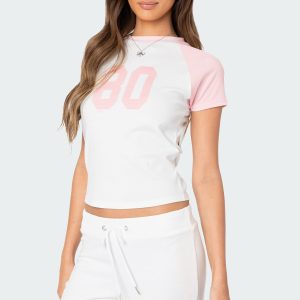80'S Raglan T Shirt