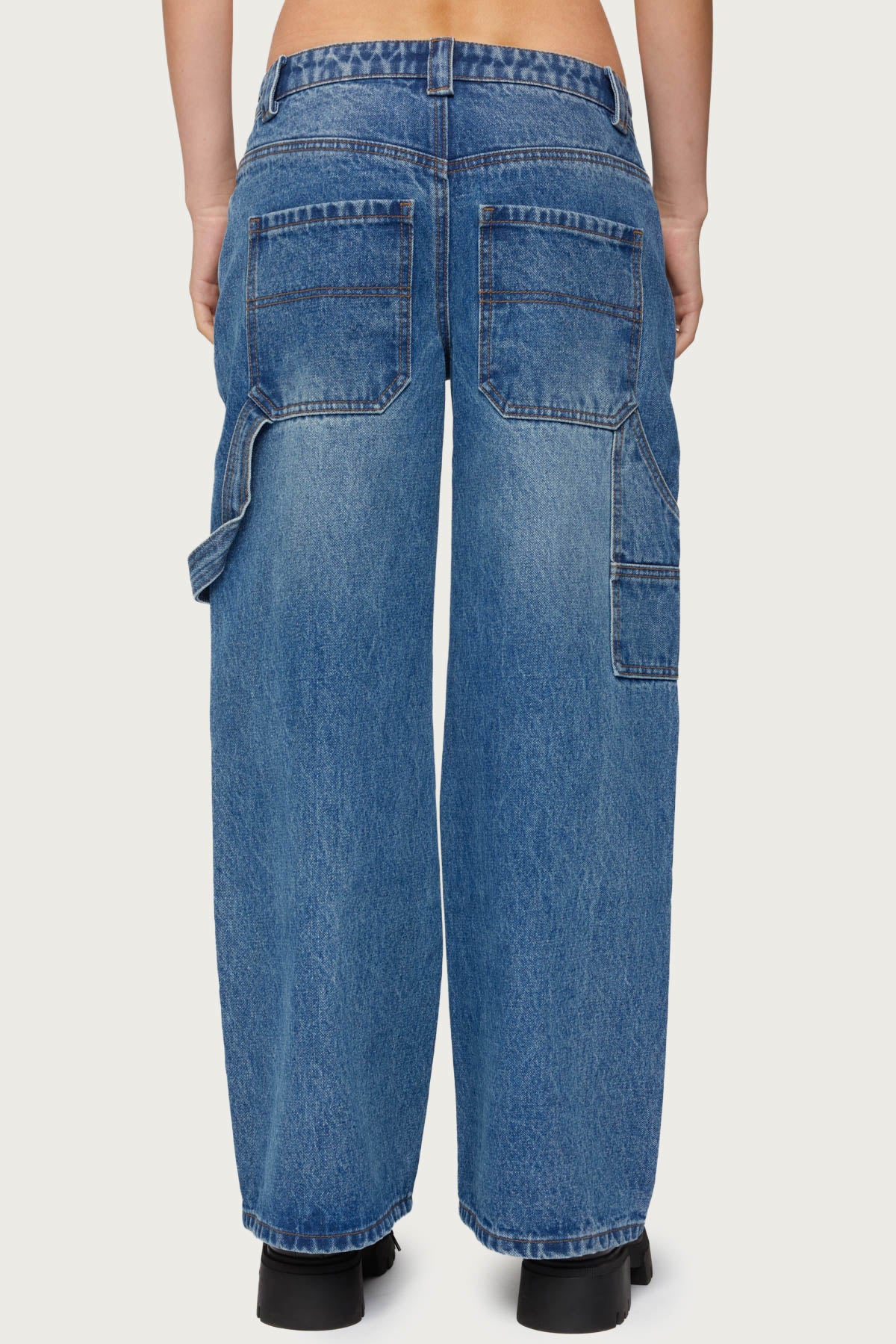 Petite Carpenter Low Rise Jeans - Image 5