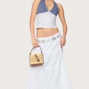 Petite Charlotte Tiered Maxi Skirt