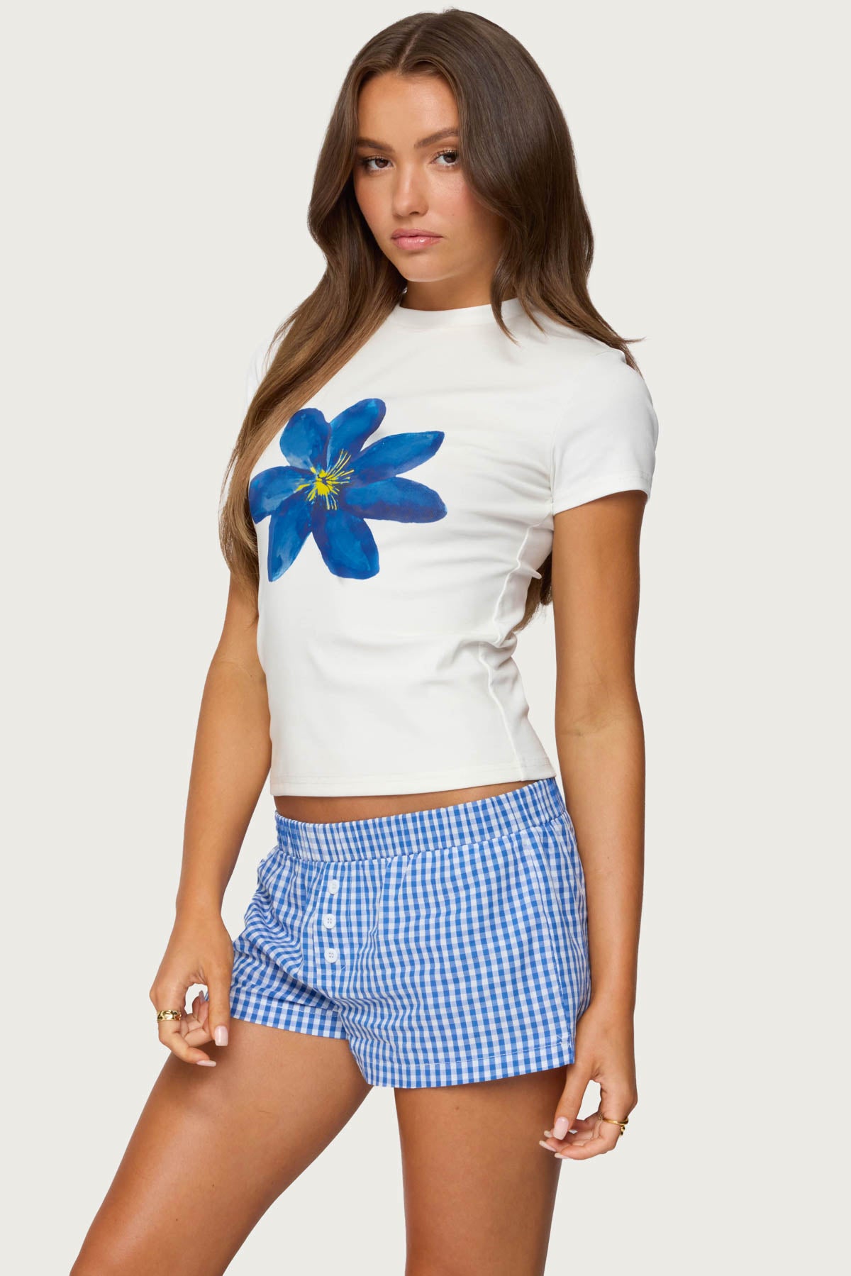 Marelle Flower Graphic T Shirt - Image 4