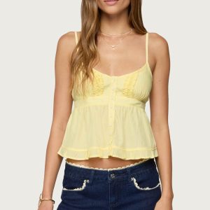 Halsey Ruffle Tank Top