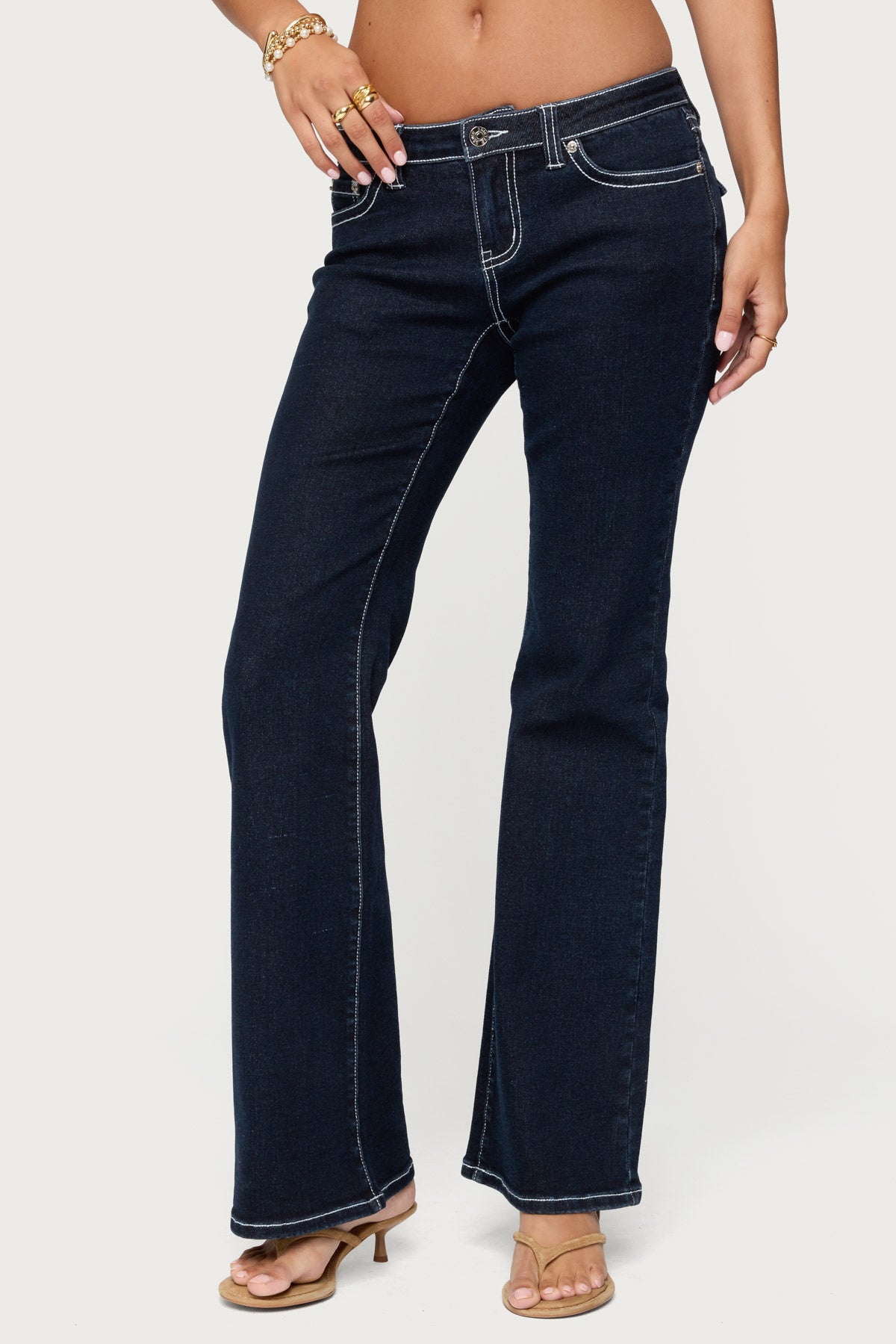 Louis Contrast Low Rise Jeans - Image 2